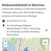 Mit der App auf Maibaum-Jagd