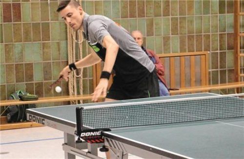 Alexander Kubiak wurde im Einzelwettbewerb neuer Vereinsmeister.Foto Erlich