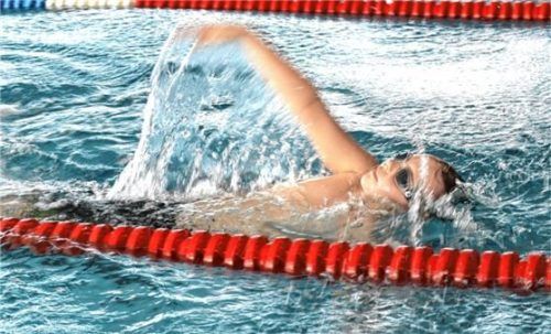 Alexander Urich holte über 100 Meter Rücken Bronze.Foto re