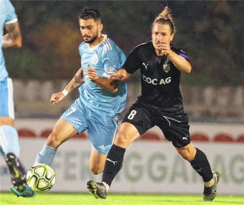 Bojan Tanev brachte 1860 in Augsburg in Führung und legte mit dem 3:1 auch das spielentscheidende Tor nach.Foto Hans-Jürgen Ziegler