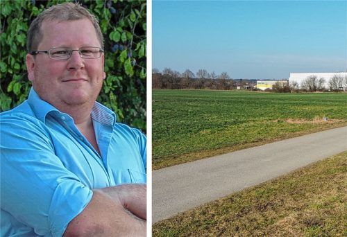 Bürgermeister Stefan Adam und Gemeinderat sprechen sich für die drei neuen Parzellen südlich des Gewerbegebietes „Schechen Nord“ aus. Einige Bürger wehren sich gegen die Pläne. Fotos Heinz/re