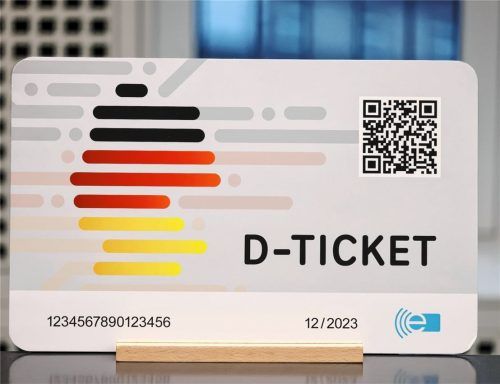 Das 49-Euro-Ticket, auch Deutschlandticket genannt, gilt ab 1. Mai 2023. Foto dpa