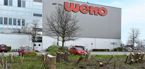 Das Möbelgeschäft „Weko Wohnen“ soll um einen zweigeschossigen Küchenfachmarkt erweitert werden. Foto Peter Schlecker