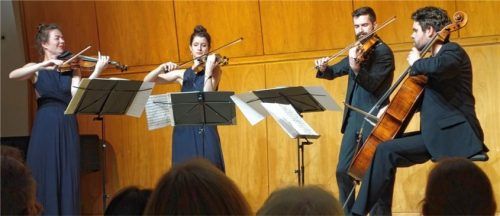 Der Auftritt des Aris Quartetts war eine Sternstunde der Kammermusik.Foto füchtner