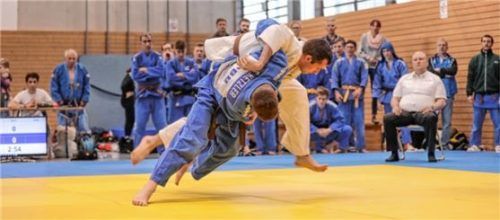 Die Priener Judoka zeigten packende Kämpfe.Foto TuS Prien
