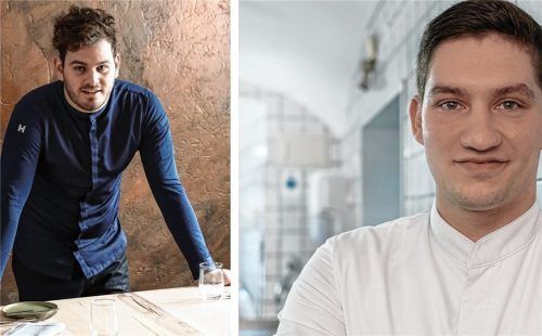 Diese beiden Frasdorfer Küchenchefs haben einen Michelin-Stern erhalten: Michael Schlaipfer (links) vom Restaurant Leitenberg und Manuel Wimmer vom Landgasthof Karner. Foto Sonja Schwarz/Peter Raider