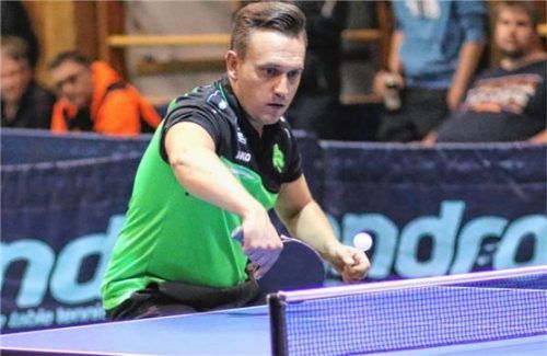 Dragan Seemann zeigte Moral und setzte sich zumindest im zweiten Einzel souverän durch.Foto Gerhard Erlich