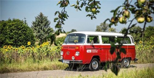 Ein Oldtimer mit H-Kennzeichen: Der VW T2 der Gesellschaft für Technische Überwachung. Foto AUM/GTÜ