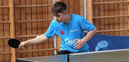 Fabian Fuchs war maßgeblich daran beteiligt, dass Kolbermoors Buben mit dem 6:4-Auswärtssieg die rote Laterne abgeben konnten.Foto Gerhard Erlich