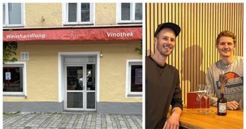 Freuen sich auf die Eröffnung am Freitag, 28. April: Florian Ehm (links) und Tobi Königsbauer.Foto rautmann/ Heise/Collage: Heise