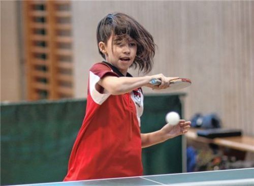 Luisa Kratzer vom SV DJK Heufeld erreichte in der U13 Rang zwei.Foto Gerhard Erlich
