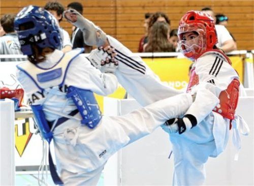 Luna Fellinger vom SV-DJK Kolbermoor kämpfte sich in Hessen bis ins Finale vor.Foto re