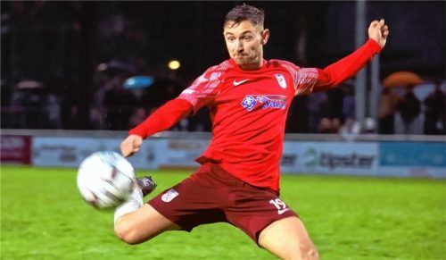 Michael Barthuber erzielte das erste Wasserburger Heimtor des Jahres.Foto Butzhammer