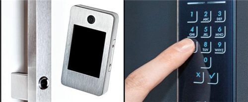 Mit zusätzlichen Funktionen wie einer im Edelstahlgriff integrierten Kamera und einer schicken Glas-Tastatur zur Code-Eingabe lässt sich die Haustür mit individuellen Sicherheits-Features ausstatten. Foto epr/noblesse GmbH