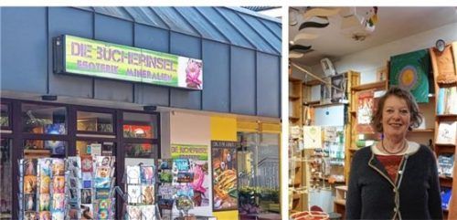 Nach 34 Jahren schließt die Bücherinsel am Rosenheimer Atrium. Einfach ist Priyanka Thiede und ihrem Mann die Entscheidung nicht gefallen. Foto Karin Wunsam