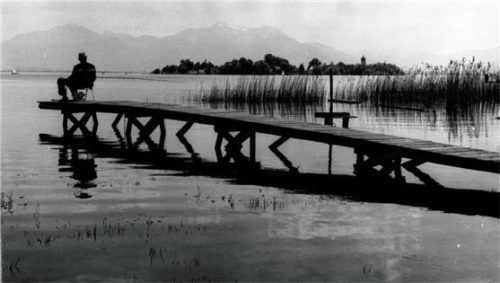 Nikolai Molodovsky nahm diese Fotografie am Chiemsee 1964 auf.Foto Bayerische Staatsbibliothek/Bildarchiv/Nikolai Molodovsky