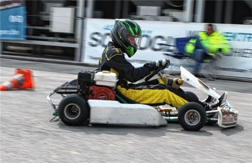 Nils Rost mit Power auf Stockerlkurs. Foto  Pahlke-Sach