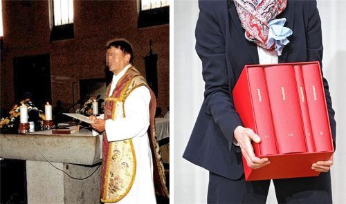 Schwere Bürde: Das Gutachten der Münchner Anwaltskanzlei Westpfahl Spilker Wastl (WSW) zu Fällen von sexuellem Missbrauch unter anderem von Pfarrer Rudolf Greihansel.Fotos Schlecker/DPA