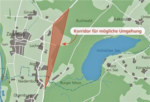 Südöstlich von Niedernburg beginnt oder endet die Umgehung, im Norden ist noch nichts fix. Klinger