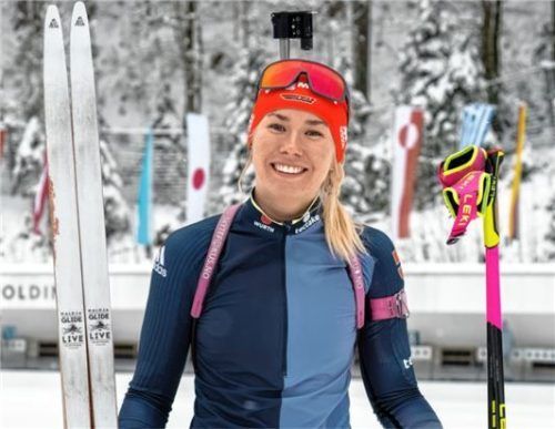 Zufrieden, wie alles gelaufen ist: Julia Kink vom WSV Aschau will jetzt ihr Abitur machen. Foto Ernst Wukits