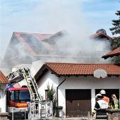 Großeinsatz wegen Kellerbrand