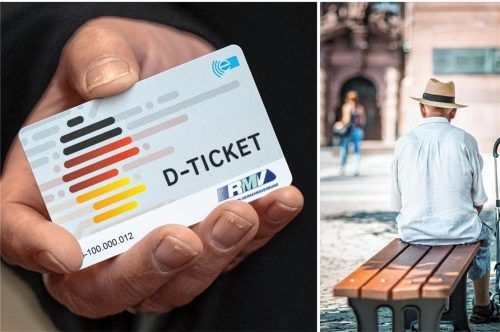 Das Deutschlandticket gibt es nur online – zum Nachteil mancher Senioren. Es gibt zwar auch eine Chipkarte, doch für sie benötigt man zwingend eine E-Mail-Adresse. Fotos DPA