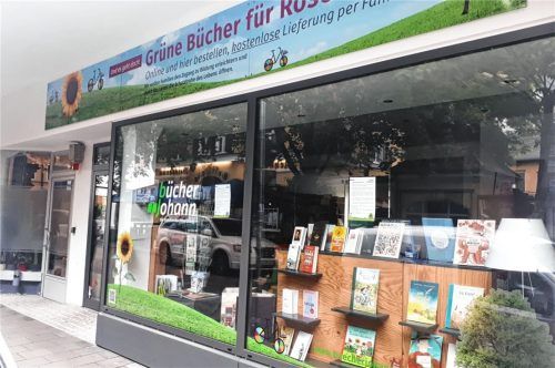 Der Buchladen „Bücher Johann“ in der Gillitzerstraße 14 schließt am heutigen Samstag. Foto Cordula Wildauer