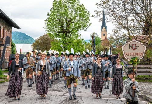 Der Krieger-, Veteranen- und Kameradschaftsverein Nußdorf feierte sein 150. Jubiläum.Fotos  Rainer Nitzsche