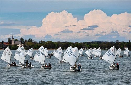 Ein voller Erfolg war das 39. Optikrokodil des Seebrucker Regatta-Vereins, auch wenn der erste Regattatag einer Flaute zum Opfer fiel. Foto Markus Müller
