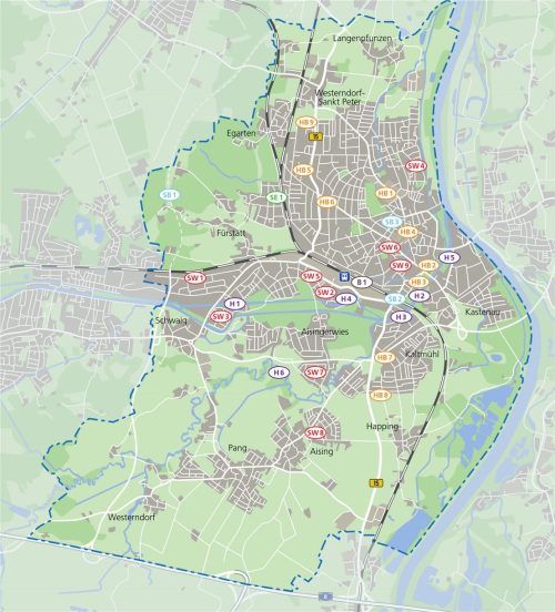 Eine Übersicht über die Baustellen und Bauarbeiten, die momentan in der Stadt Rosenheim laufen. Klinger