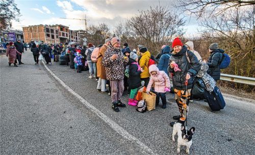 Fast ein Drittel der Flüchtlinge im Landkreis Rosenheim stammt aus der Ukraine. Foto dpa