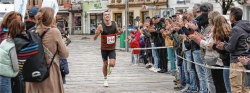 Florian Wiesholler siegte über die Halbmarathon-Distanz. Foto Hans Weitz