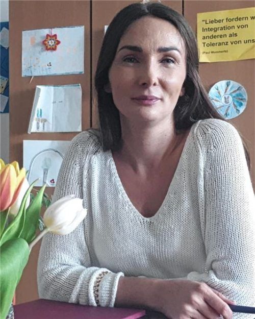 Kita Co-Leiterin Magdalena Kicinski ist von dem Projekt begeistert. Foto  Wildauer