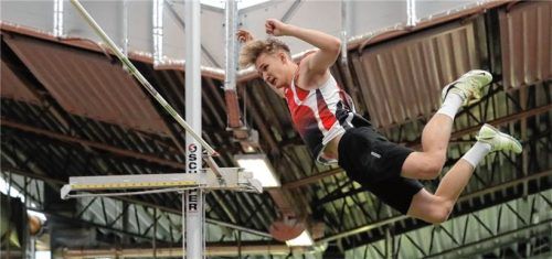 Mario Mönninger vom TV Emmering ist der deutsche U16-Meister und U18-Jahresbeste und möchte in Wasserburg siegen. Foto Ludwig Stuffer