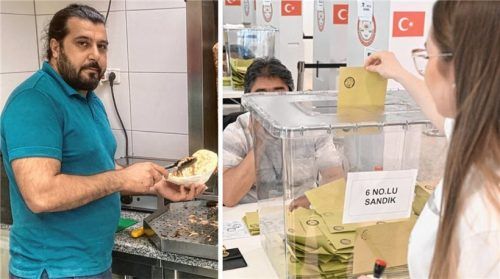Mehmet Yildirim (44), Inhaber von „Rania Kebap“ in Kolbermoor, hat sich mit einem Video über die Präsidentschaftswahl in der Türkei Ärger mit vielen seiner Landsleute eingehandelt. Foto Mathias Weinzierl, dpa/Felix Hörhager