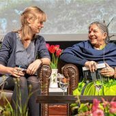 Öko-Ikone Vandana Shiva warnt vor Veränderungen der DNA