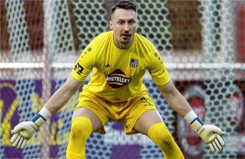 SBC-Tormann Alin Goia will seinen Kasten im Erstrundenhinspiel der Relegation sauber halten.Foto Hans Weitz