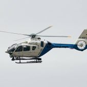 Hubschrauber im Sucheinsatz