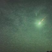 Feuerkugel fliegt über Bayern