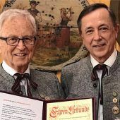 Adalbert Meishammer ist neues Ehrenmitglied