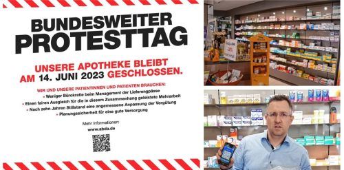 Am Mittwoch, 14. Juni, wollen Apotheken auf ihre schwierige Lage hinweisen. Auch Dominik Simon beteiligt sich mit seiner Heilig-Geist-Apotheke. Foto ABDA/Lünhörster/Sautter