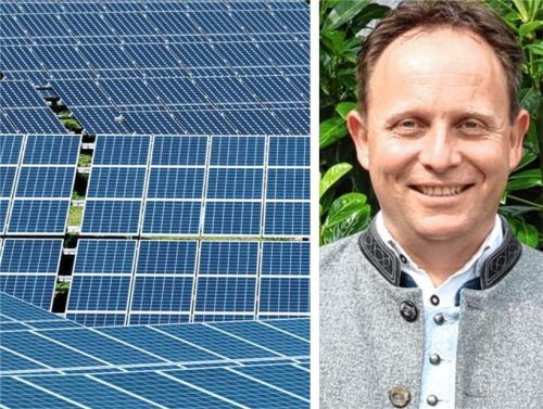 Bürgermeister Daniel Mair fand für den Solarpark in der vergangenen Gemeinderatssitzung keine Mehrheit. Foto dpa/Re