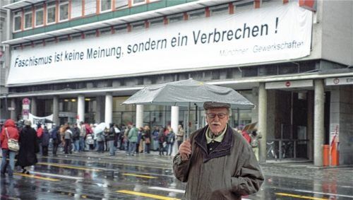 Der KZ-Überlebende Martin Löwenberg, der 2018 verstarb, war ein Mensch voller Aufgeschlossenheit für neue Entwicklungen und Ideen, aber unbeugsam in seinem Widerstand gegen jede Art von Faschismus und Rassismus. Foto  Gerschner