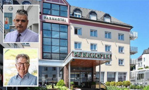 Der Tourismus in Rosenheim hat sich von der Corona-Krise erholt. Das bestätigen Wirtschaftsdezernent Thomas Bugl (Foto unten) und Andreas Crombach, Manager des Parkhotels Crombach. Fotos Schlecker/Hinrichs
