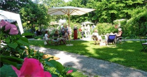 Die Besucher erfreuten sich am Duft und an der Farbpracht tausender Rosenblüten.Foto wunsam