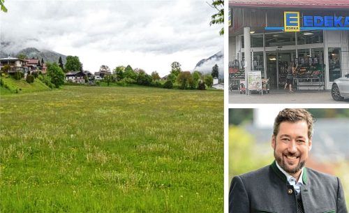 Die Diskussion um einen neuen Edeka am Gschwendtner Feld nimmt für die Gemeinde Oberaudorf und Bürgermeister Dr. Matthias Bernhardt kein Ende. Foto Lotter/Re