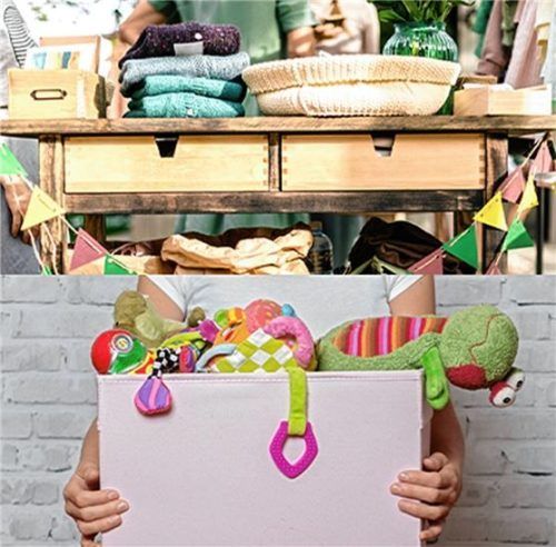 Die einen misten aus, die anderen finden „ihr“ Teil: der OVB-Flohmarkt in der Aisingerwies macht‘s möglich.