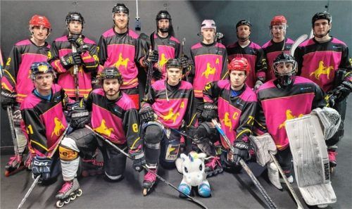 Die Sexy Unicorns bestehen aus einigen ehemaligen Starbulls-Talenten und belegten den dritten Platz.Foto re