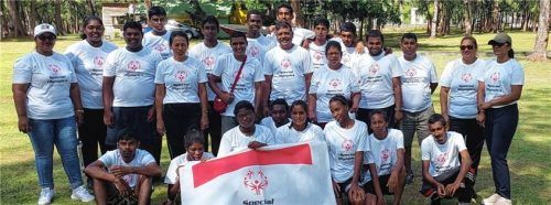 Die „Special Olympics Mauritius“ besuchen Rosenheim, bevor sie in Berlin an den„Special Olympics World Games“ teilnehmen. Foto re