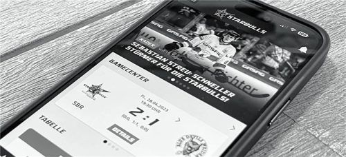 Die Starbulls-App ist Geschichte und wird eingestellt. Foto Starbulls